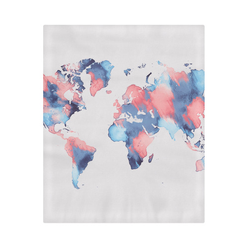 world map Duvet Cover 86"x70" ( All-over-print)