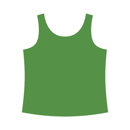 Forest Green All Over Print Tank Top for Women (Model T43)