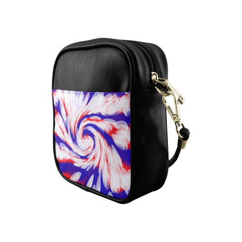 Red White Blue USA Patriotic Abstract Sling Bag (Model 1627)