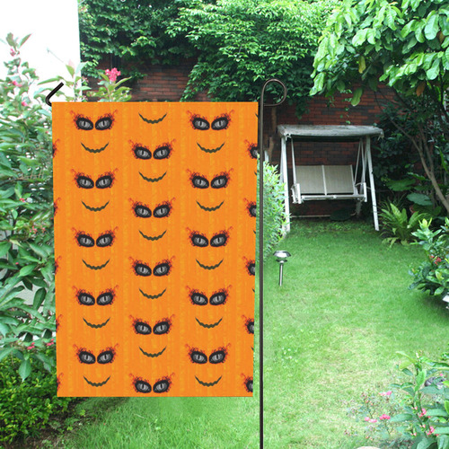 Funny Halloween - Face Pattern 2 by JamColors Garden Flag 28''x40'' （Without Flagpole）