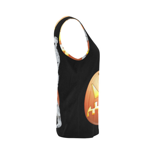 Funny Halloween - Zombie by JamColors All Over Print Tank Top for Women (Model T43)