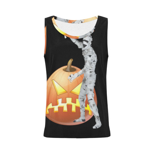 Funny Halloween - Zombie by JamColors All Over Print Tank Top for Women (Model T43)