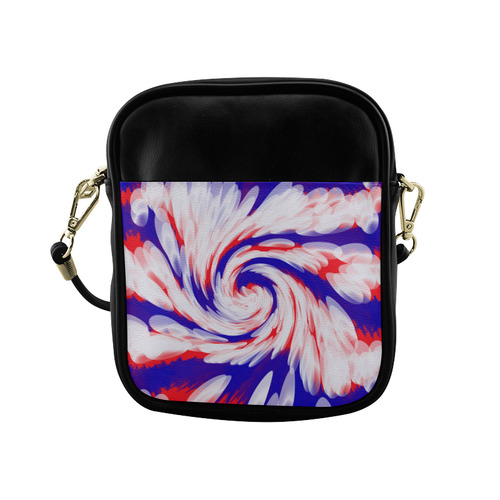 Red White Blue USA Patriotic Abstract Sling Bag (Model 1627)