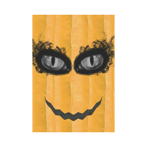 Funny Halloween - Face 2 by JamColors Garden Flag 28''x40'' （Without Flagpole）