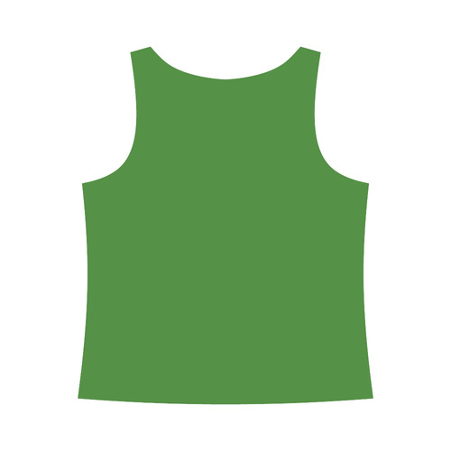 Forest Green All Over Print Tank Top for Women (Model T43)