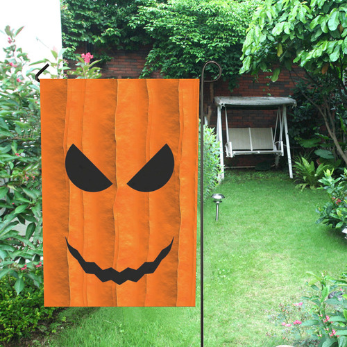 Funny Halloween - Face by JamColors Garden Flag 28''x40'' （Without Flagpole）