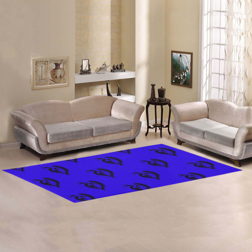 lovely hearts 17D by JamColors Area Rug 9'6''x3'3''