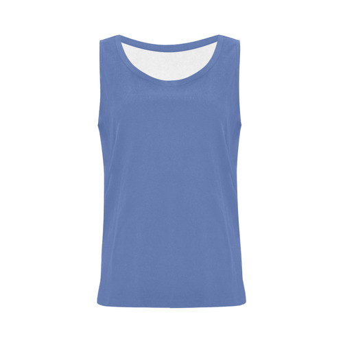 Wedgewood Blue All Over Print Tank Top for Women (Model T43)