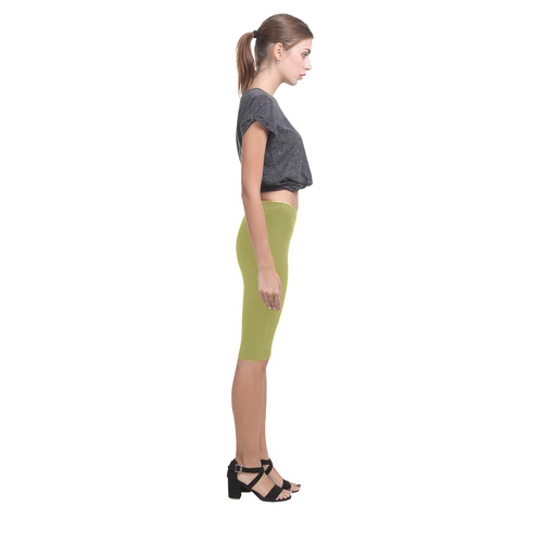 Golden Lime Hestia Cropped Leggings (Model L03)