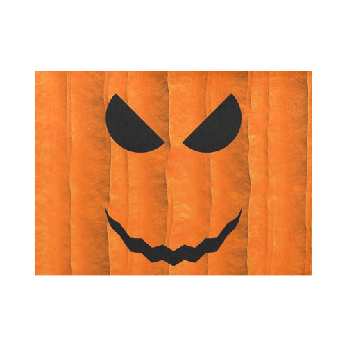 Funny Halloween - Face by JamColors Placemat 14’’ x 19’’