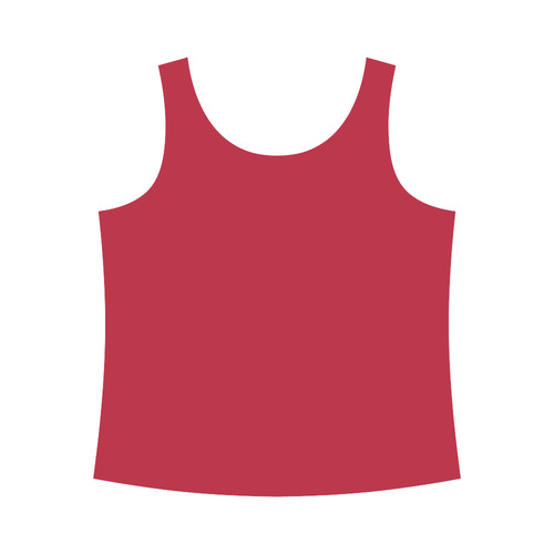 Cardinal Red All Over Print Tank Top for Women (Model T43)