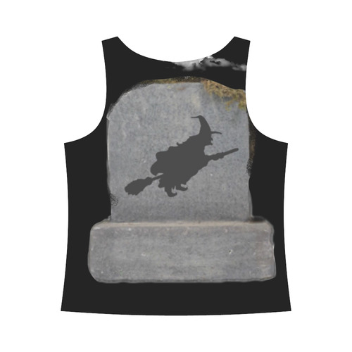 Funny Halloween -grave by JamColors All Over Print Tank Top for Women (Model T43)