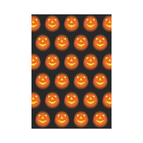 Funny Halloween - Pumpkin Pattern by JamColors Garden Flag 28''x40'' （Without Flagpole）