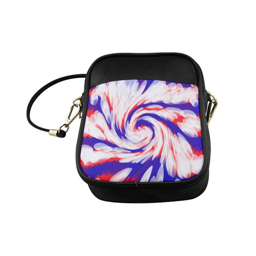 Red White Blue USA Patriotic Abstract Sling Bag (Model 1627)