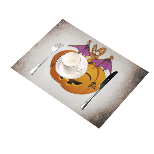 Funny Halloween - 13 by JamColors Placemat 14’’ x 19’’ (Six Pieces)