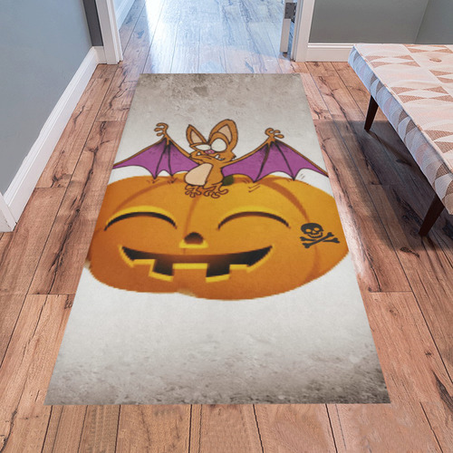 Funny Halloween - 13 by JamColors Area Rug 7'x3'3''