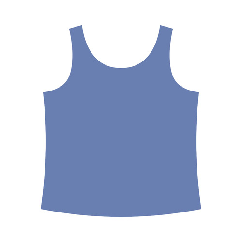 Wedgewood Blue All Over Print Tank Top for Women (Model T43)