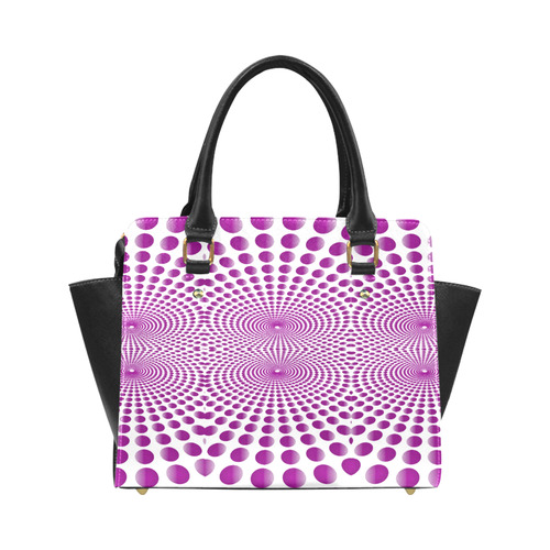 trippy in purple Classic Shoulder Handbag (Model 1653)