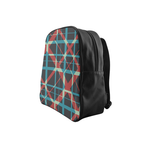 Plaid I Hipster style plaid pattern School Backpack (Model 1601)(Small)