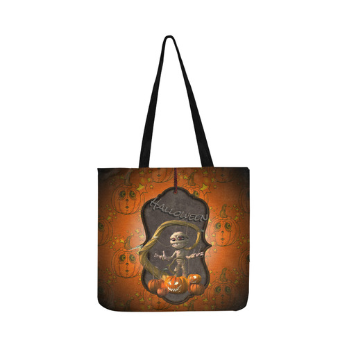 Halloween, funny mummy Reusable Shopping Bag Model 1660 (Two sides)