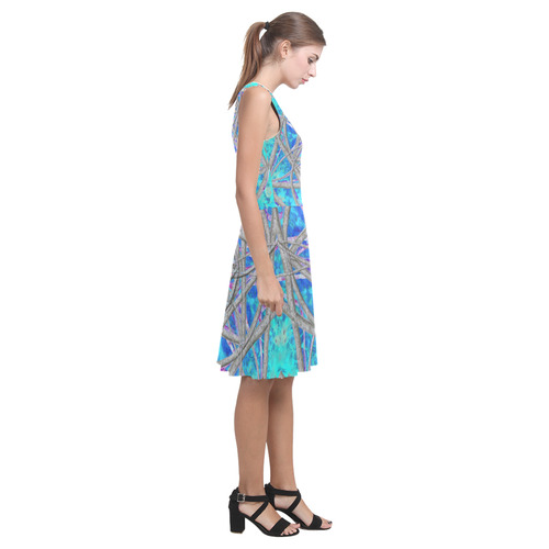 protection in blue harmony Atalanta Casual Sundress(Model D04)