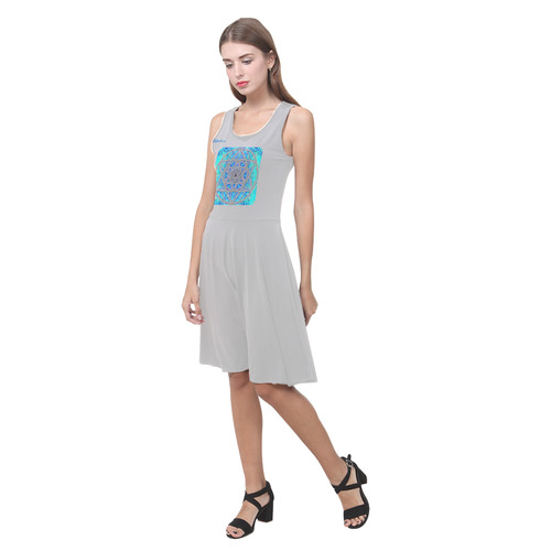 protection in blue harmony Atalanta Casual Sundress(Model D04)