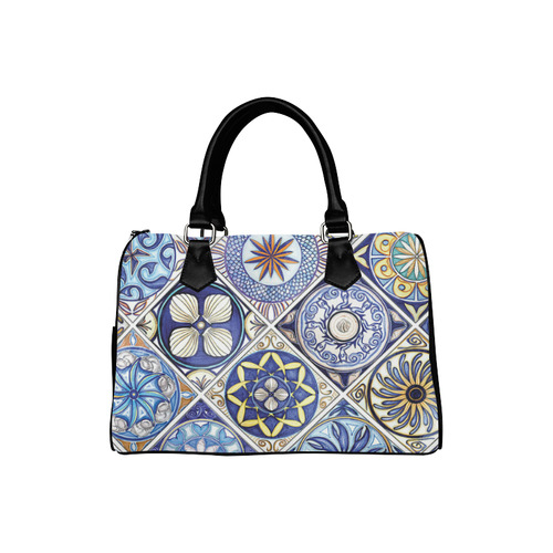 Siculo_ceramica_hand_bag Boston Handbag (Model 1621)