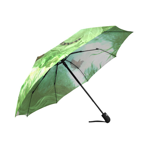 Awesome tiger, fantasy world Auto-Foldable Umbrella (Model U04)