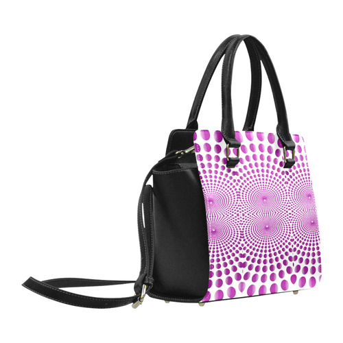 trippy in purple Classic Shoulder Handbag (Model 1653)