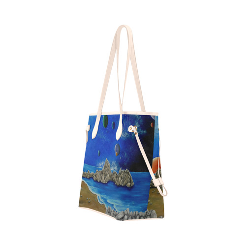 Cosmic Perception Clover Canvas Tote Bag (Model 1661)