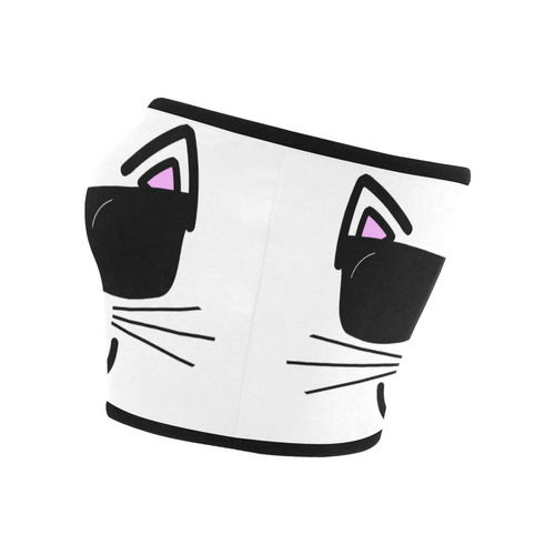 Cool Cat Wearing Sunglasses Bandeau Top