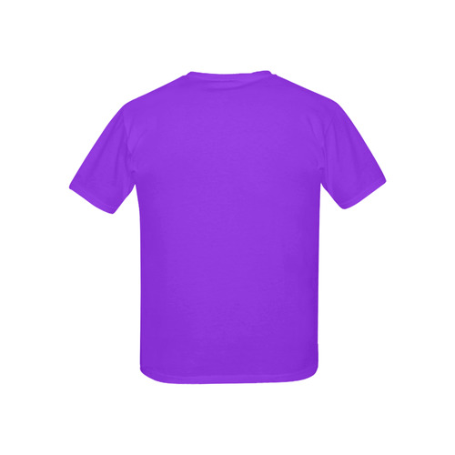Designer Color Solid Electric Violet Kids' All Over Print T-shirt (USA Size) (Model T40)