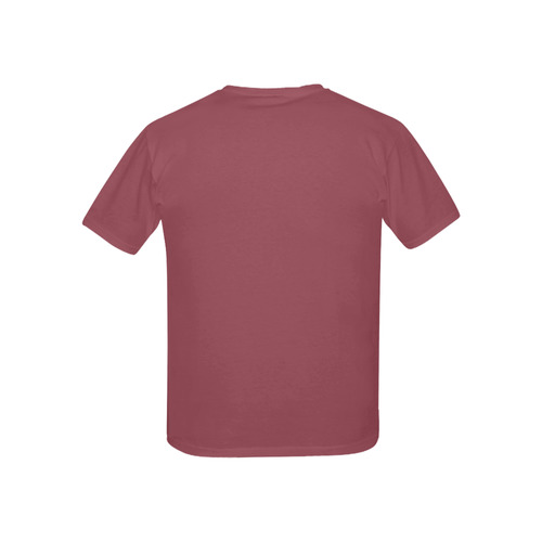 Designer Color Solid Copper Rust Kids' All Over Print T-shirt (USA Size) (Model T40)