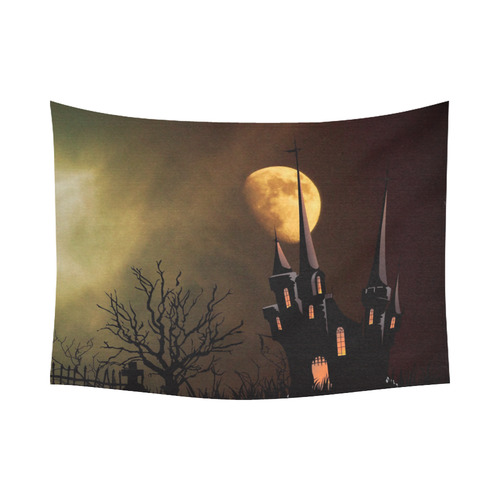 Halloween_20170722_by_JAMColors Cotton Linen Wall Tapestry 80"x 60"