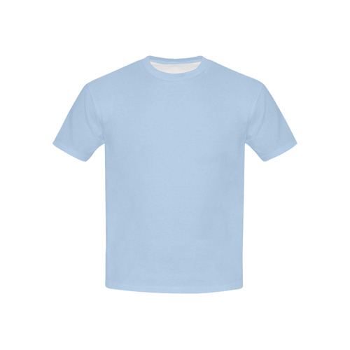 Designer Color Solid Tropical Blue Kids' All Over Print T-shirt (USA Size) (Model T40)