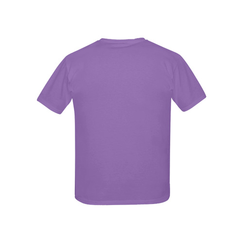 Designer Color Solid Wisteria Kids' All Over Print T-shirt (USA Size) (Model T40)