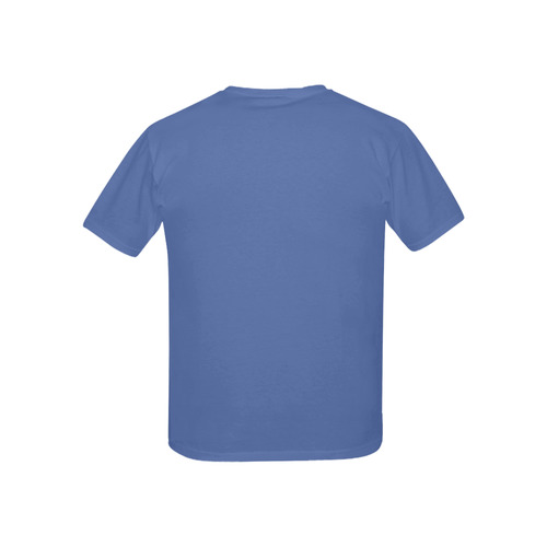 Designer Color Solid Wedgewood Blue Kids' All Over Print T-shirt (USA Size) (Model T40)