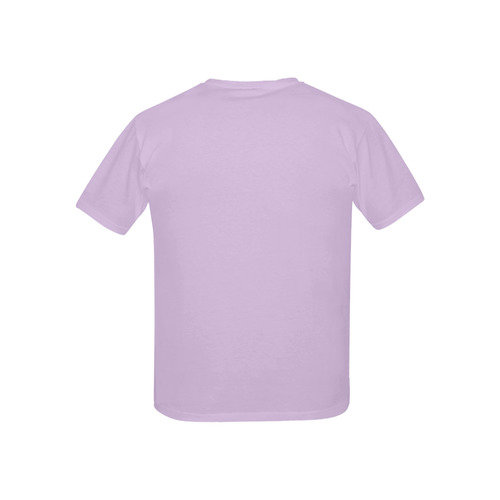 Designer Color Solid French Lilac Kids' All Over Print T-shirt (USA Size) (Model T40)