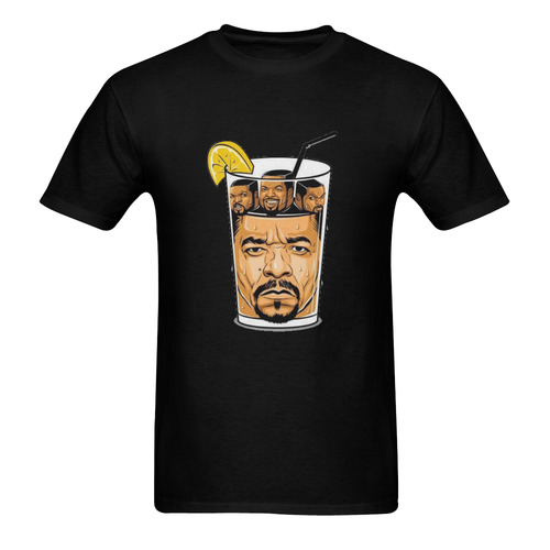 Ice Cube Ice T Men's T-Shirt in USA Size (Two Sides Printing)