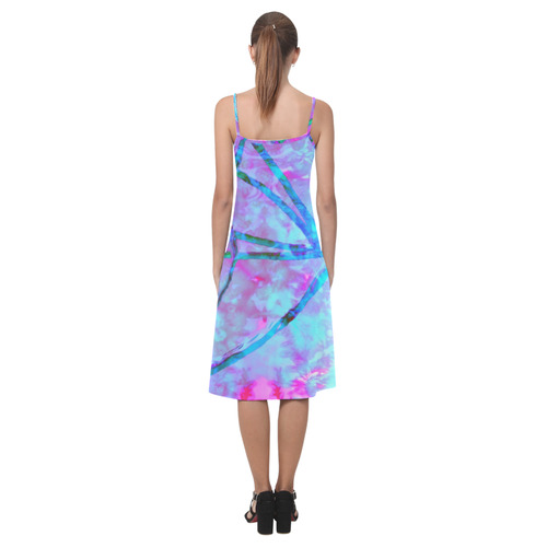 protection through an indigo wave Alcestis Slip Dress (Model D05)