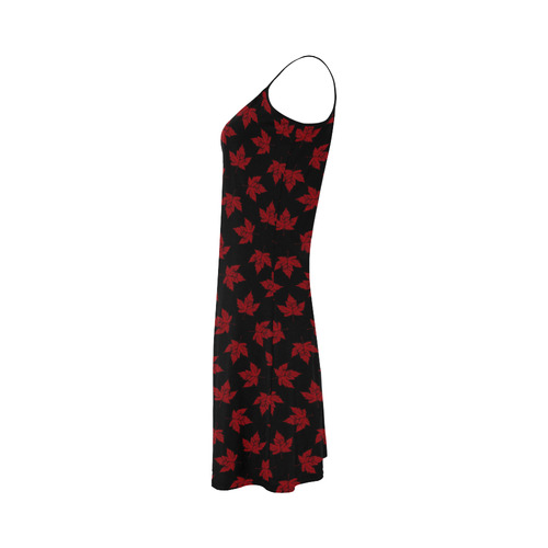 Cool Canada Dresses Black Retro Canada Dress Alcestis Slip Dress (Model D05)