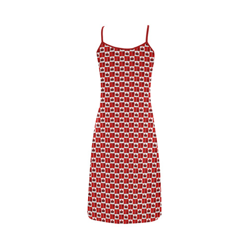 Canadian Flag Dresses Alcestis Slip Dress (Model D05)