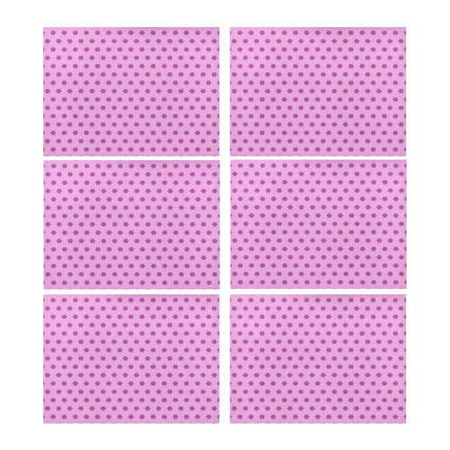 many stars lilac Placemat 14’’ x 19’’ (Set of 6)