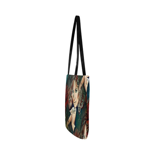 Barbra Popart by Nico Bielow Reusable Shopping Bag Model 1660 (Two sides)