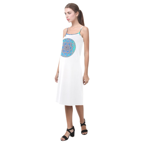 protection in blue harmony Alcestis Slip Dress (Model D05)