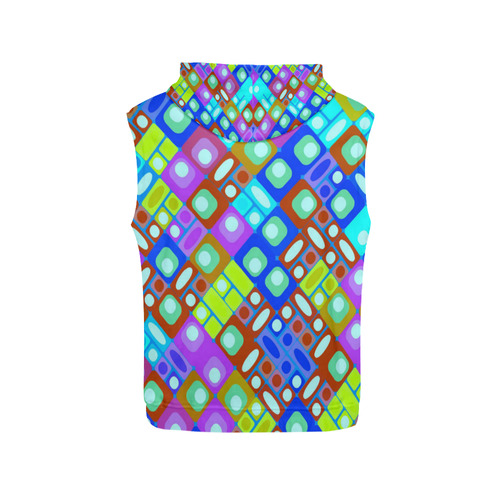 pattern factory 32b by JamColors All Over Print Sleeveless Hoodie for Men (Model H15)