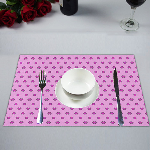 many stars lilac Placemat 14’’ x 19’’ (Set of 6)