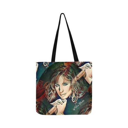 Barbra Popart by Nico Bielow Reusable Shopping Bag Model 1660 (Two sides)