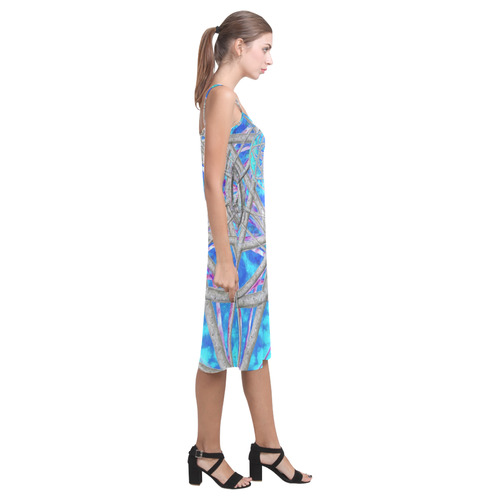 protection in blue harmony Alcestis Slip Dress (Model D05)