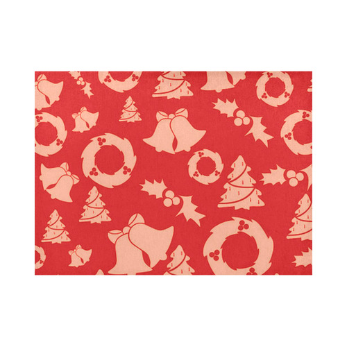 Christmas Pattern red Placemat 14’’ x 19’’ (Set of 2)